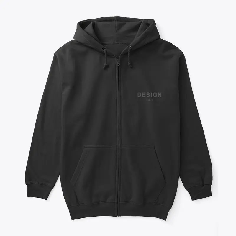 No DESIGN Hoodie Zipper