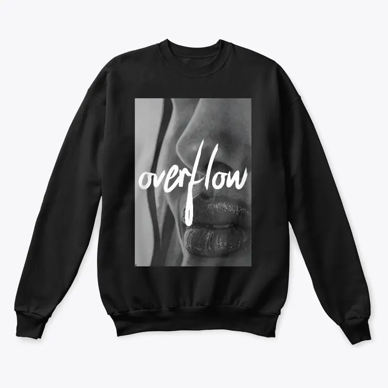 over low sweatshirt