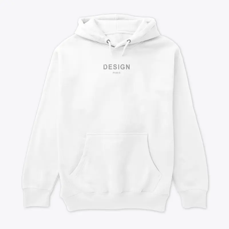 No design Whte Tokyo Hoodie