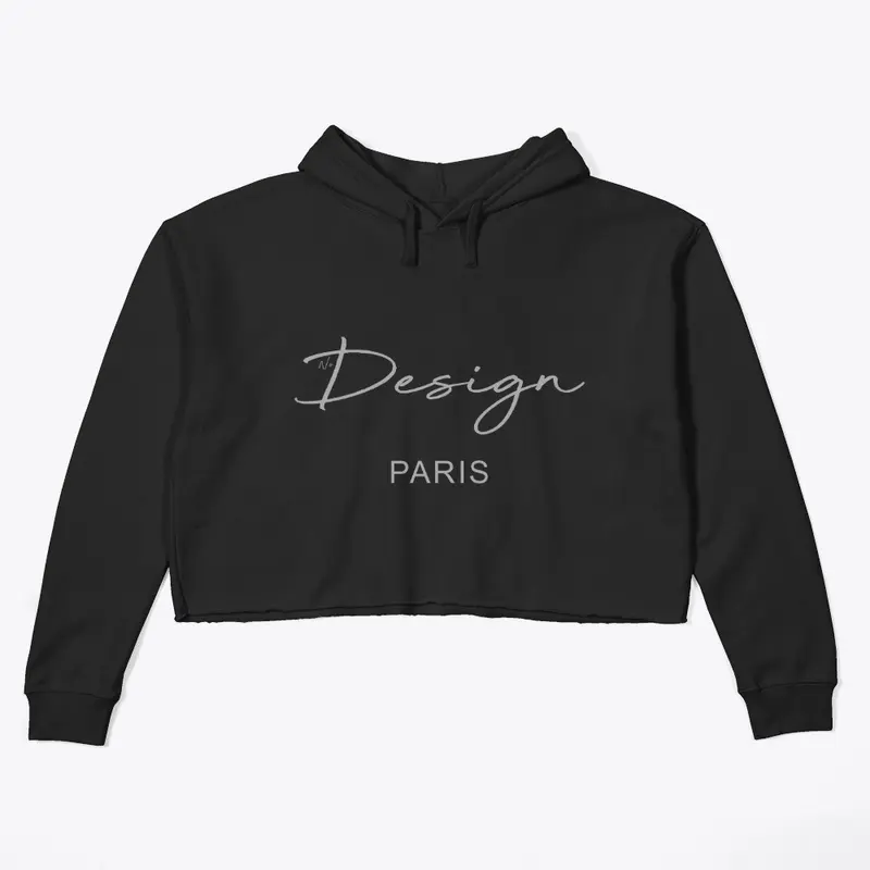 NO Desing signature Crop Hoodie